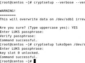 Disko šifravimas Linux sistemoje